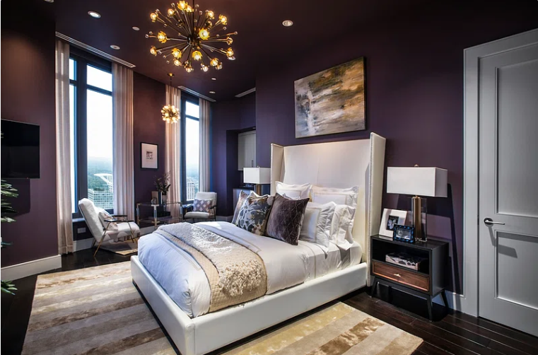 Bedroom design for newlywed couple